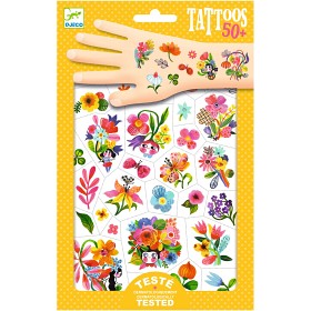 Bild på Djeco Tatueringar (Blommor)