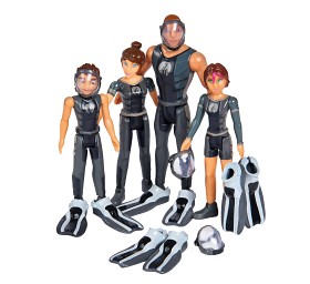 Bild på Djupet - Familjen Nekton Samlarfigurer 4-pack