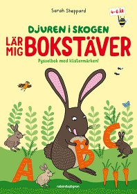 Bild på Djuren i skogen lär mig bokstäver (Pysselbok)