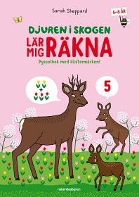 Bild på Djuren i skogen lär mig räkna (Pysselbok)