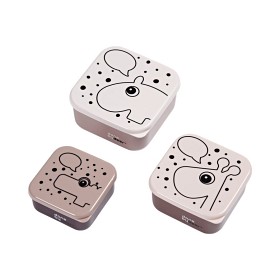 Bild på Done By Deer Snack Box 3-pack Contour (Rosa)