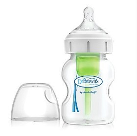 Bild på Dr Brown Wide-Neck Nappflaska Options + 150 ml