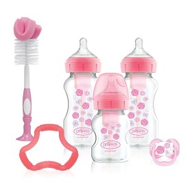 Bild på Dr Brown Wide Neck Options Gift Set (Rosa)