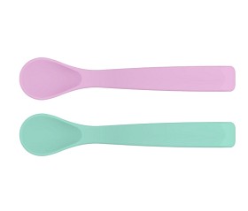 Bild på EcoViking Silikonskedar 2-pack (Rosa/Mint)