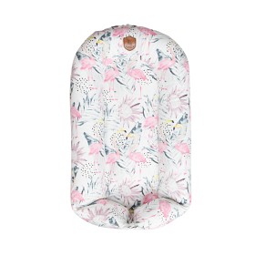 Bild på EcoViking Organic Babynest (Flamingo)