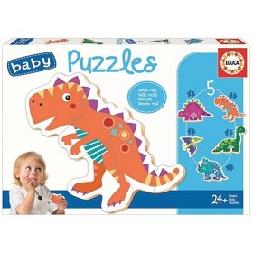 Bild på Educa Babypussel Dinosaurier (5 småpussel)