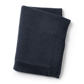 Bild på Elodie Ullstickad Filt (Juniper Blue)