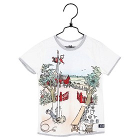 Bild på Emil i Lönneberga Flaggstång T-shirt (Vit) (92)