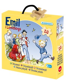 Bild på Emil i Lönneberga Askpussel trä 20 bitar