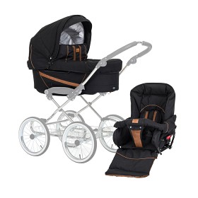 Bild på Emmaljunga Edge Duo Sitt och Liggdel (Outdoor Black)