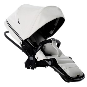 Bild på Emmaljunga NXT De Luxe Sittdel Ergo 2022 (Polar White Leatherette 3.0)