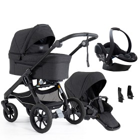 Bild på Emmaljunga NXT90 Flat Duovagn med Emmaljunga iZi Go modular X1 babyskydd