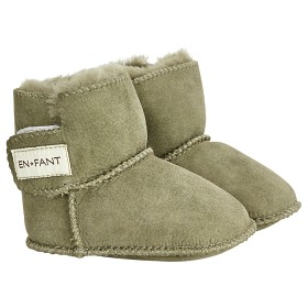 Bild på En Fant Fårskinnstofflor (Olive)