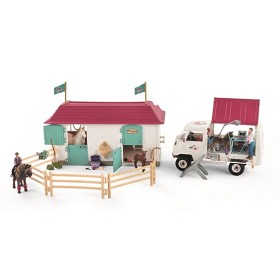 Bild på Schleich Veterinärsbesök på stallet