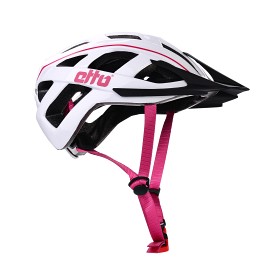 Bild på Etto Cykelhjälm Champery Jr. Mips (Vit/Rosa)