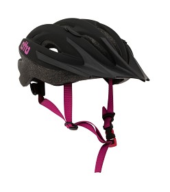 Bild på Etto Cykelhjälm Shark (black/pink matt)