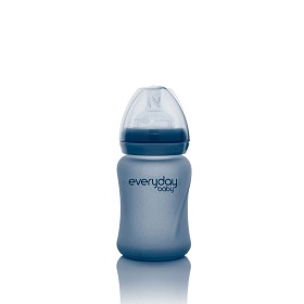 Bild på Everyday Baby Nappflaska Glas Värmeindikator 150ml (Blueberry)