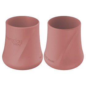 Bild på Everyday Baby Mugg Silikon 2-pack (Nature Red)