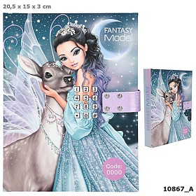 Bild på TOPModel Fantasy Dagbok kod & musik Iceprincess