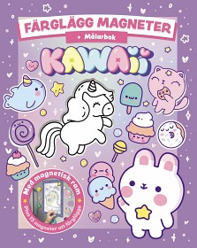 Bild på Färglägg Magneter Kawaii Målarbok