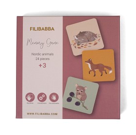 Bild på Filibabba Memo Spel (Nordiska Djur)