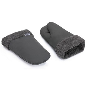 Bild på Fillikid handmuff Nuuk Teddy (Grå)