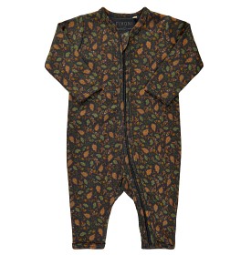 Bild på Fixoni Pyjamas med bladmönster (Brun/Grön)