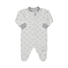 Bild på Fixoni Pyjamas med fot (Grey Melange) Grå