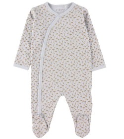 Bild på Fixoni Pyjamas med fötter Strl 50 (Baby Blue)