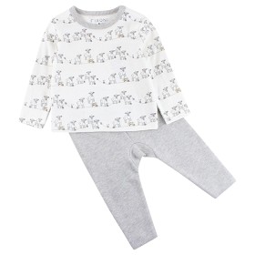 Bild på Fixoni Tvådelad Pyjamas (Off White Lamm) (56)