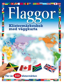 Bild på Flaggor Klistermärkesbok med väggkarta