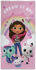 Bild på Gabbys Dollhouse Handduk 70x140 cm (Dream it up)