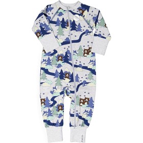 Bild på Geggamoja Bambupyjamas Skog (Grå)