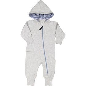 Bild på Geggamoja College Jumpsuit Strl 50/56 (Gråmelerad/ Blå rand)