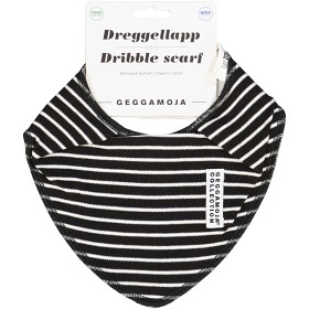 Bild på Geggamoja Classic Drybib (Svart/Vit)