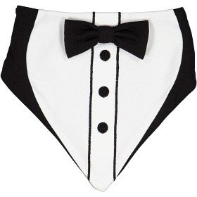 Bild på Geggamoja Drybib Tuxedo (Vit)
