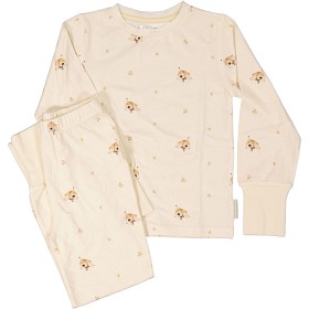 Bild på Geggamoja Mrs Mighetto Bambu Tvådelad pyjamas Long ear (Beige)