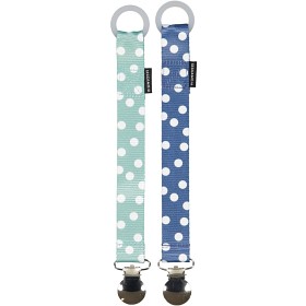 Bild på Geggamoja Napphållare 2-Pack (Blå/Mint Prickig)