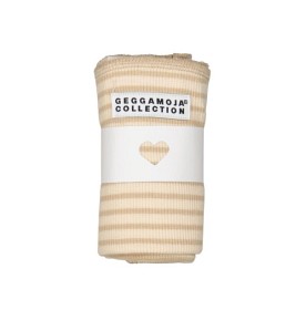 Bild på Geggamoja Snuttefilt i bomullsribb (Beige)