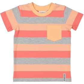 Bild på Geggamoja Randig T-shirt (Peach) (122/128)
