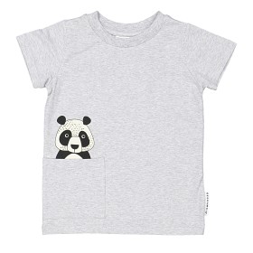 Bild på Geggamoja T-shirt Strl 74/80 (Panda Grå)