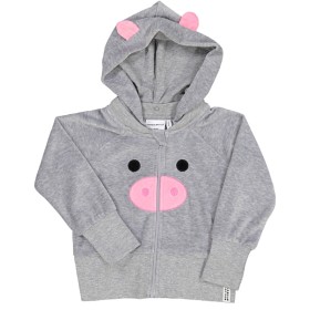 Bild på Geggamoja Tröja Pig (Grey Melange)