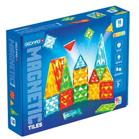 Bild på Geomag Gems Magnetbrickor 16-delar