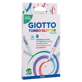 Bild på Giotto Glitterpennor Turbo 8-pack (Pastell)