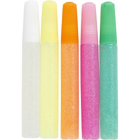 Bild på Glitterlim 5 st (Pastellfärger)