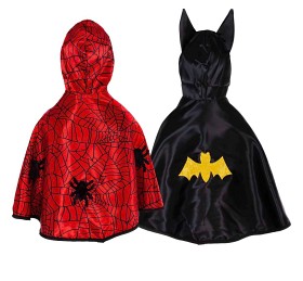Bild på Great Pretenders Vändbar babycape (Spiderman/Batman)