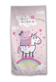 Bild på Greta Gris Handduk Super Unicorn
