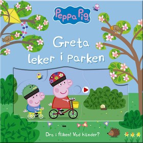 Bild på Greta Gris leker i parken