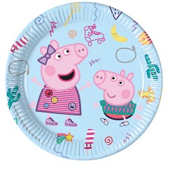 Bild på Greta Gris Papperstallrikar (8-pack) 