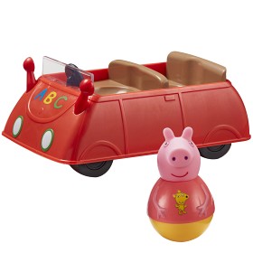 Bild på Greta Gris Weebles Push along Wobbily Bil